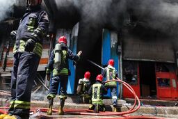 جزئیات حادثه مرگبار در اهواز | مرگ یک جوان در آتش‌سوزی مغازه موبایل‌فروشی