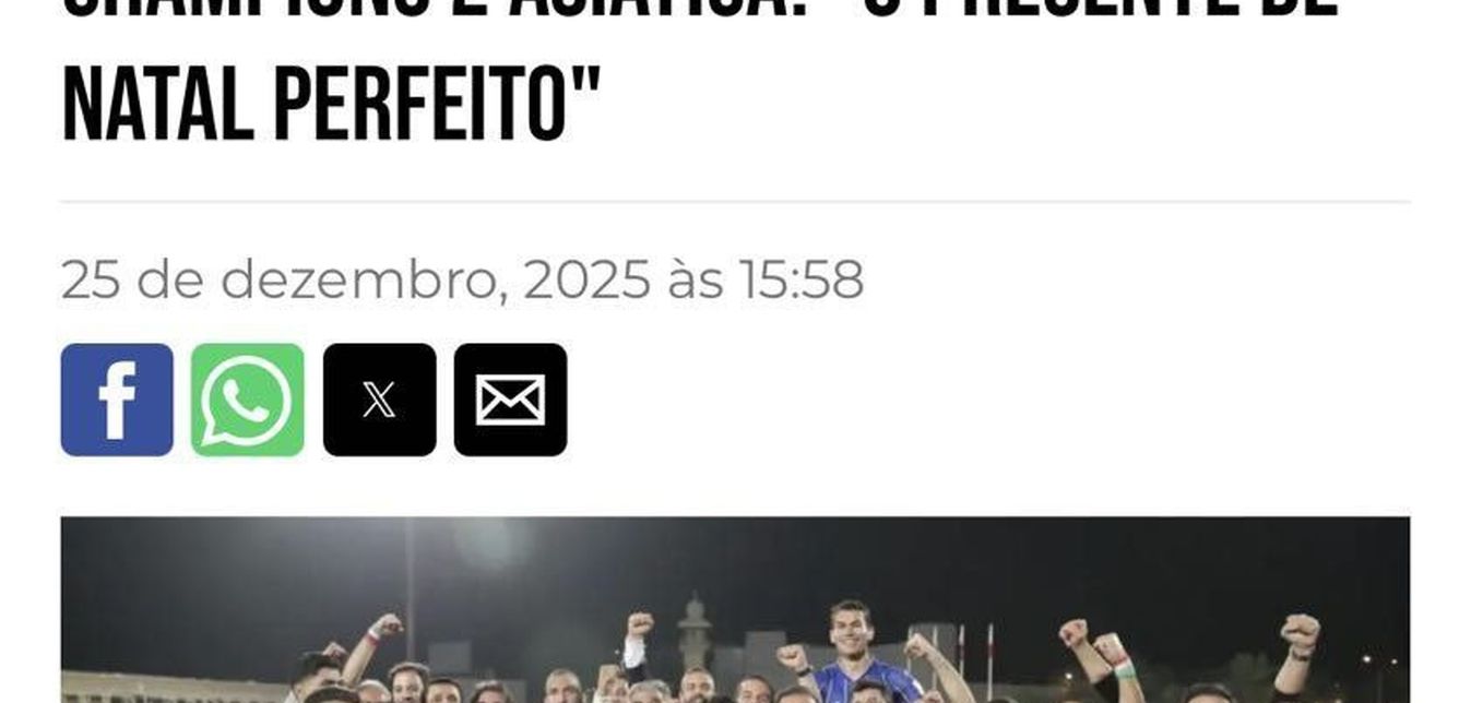 دو رسانه معتبر پرتغالی به تمجید از ریکاردو ساپینتو بابت برد و صعود از گروه آسیایی پرداختند.
