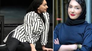 چهره نگران هانیه توسلی در مراسم داریوش مهرجویی | علت نگرانی هانیه توسلی چیست؟