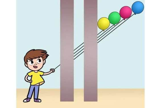 کدوم بادکنک مال این پسر بچه است؟ | تست هوش