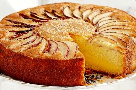 طرز تهیه کیک سیب با ماهیتابه + ویدئو