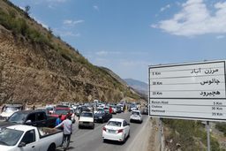 هراز و چالوس قفل شد