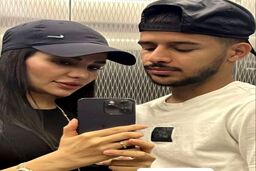 بالاتر از جون زن مهدی قائدی | عکس دست تو دست مهدی و ستاره معصومی در شاسی‎‌بلند