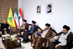تجمع فرزندان آیت الله خامنه ای در دفتر حزب الله