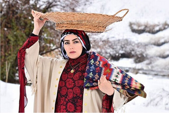 تیپ روژان سریال نون خ به سبک سریال شهرزاد+عکس