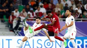 پوستر بازی ایران با قطر+عکس