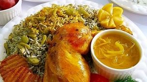 امروز ناهار چی بپزم؟ | طرز پخت باقالی پلو با مرغ زعفرونی چرب و چیل 