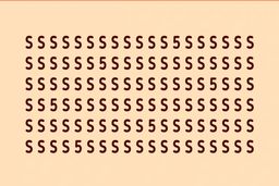 5 کجای تصویره ؟ | تست تیزبینی