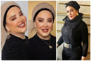 رونمایی بهاره رهنما از استایل پاییزی اش | خانم با این موهای زنجیر بافتش فکر کرده 15 سالشه