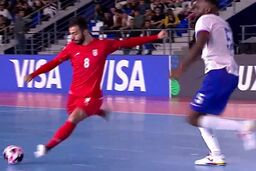 خلاصه بازی فوتسال فرانسه 1 ایران 4